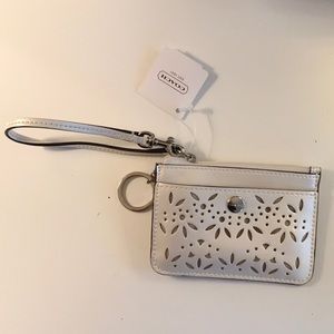 Unused Coach wristlet and key chain